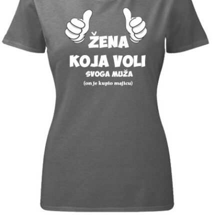 Zena koja voli muza (crna)