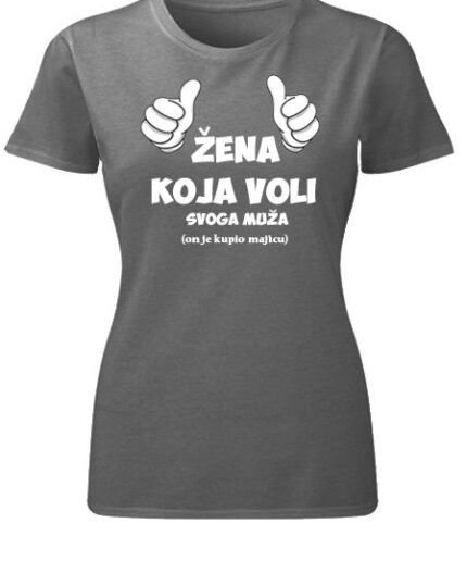 Zena koja voli muza (crna)