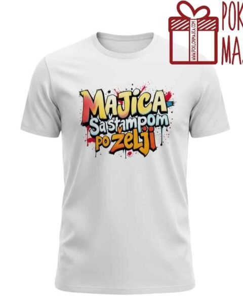 Majica sa štampom po želji – DIZAJNIRAJ SAM