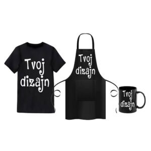 Majice kecelje šolje bodići sa štampom po želji