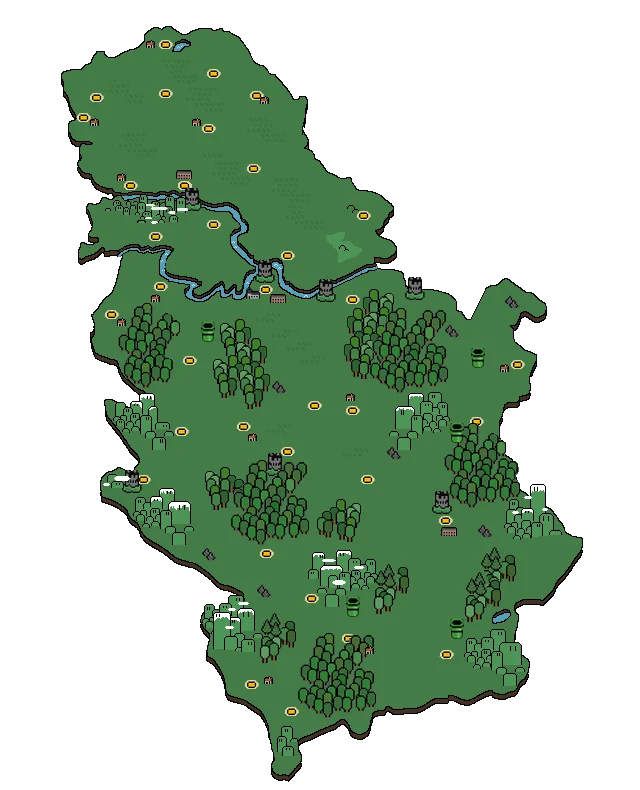 Lokacije svih pošti u Srbiji