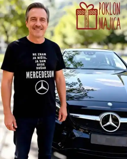Šaljiva majica za ljubitelje mercedesa
