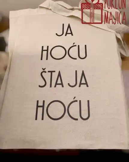 Ceger sa natpisom saljivim