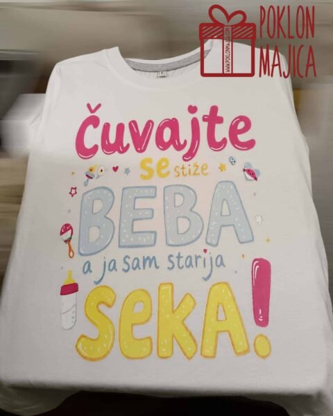 Ja sam starija sestra – Majica sa štampom