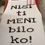Šaljiva kuhinjska kecelja