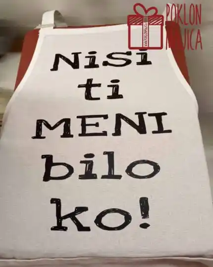 Šaljiva kuhinjska kecelja