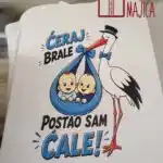 Blizanci majica za cepanje