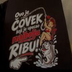 Majica za ribolovca sa šaljivim natpisom