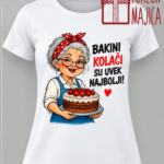 Bakini kolači – Majica sa štampom