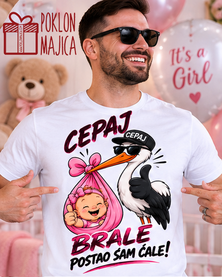 cepaj brale w11 roze 2026 Cepaj brale w11 roze – Majica sa štampom