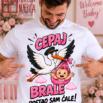 Cepaj brale w12 devojčica – Majica sa štampom