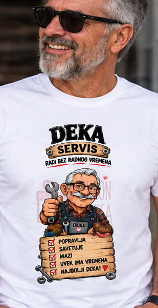 Deka servis – Majica sa štampom