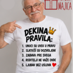 Dekina pravila – Majica sa štampom