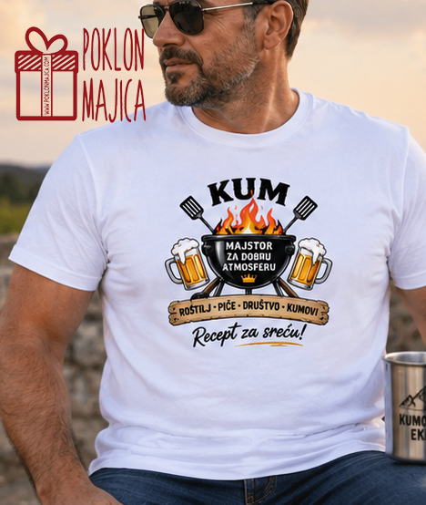 Kum majstor za dobru atmosferu – Majica sa štampom