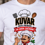Kuvar – Prvo probam – Majica sa štampom