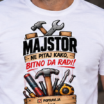 Majstor ne pitaj kako – Majica sa štampom
