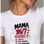 Mama 24/7 – Majica sa štampom