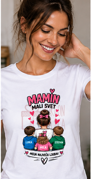 Mamin mali svet – Majica sa štampom