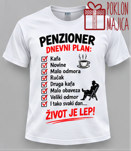 Penzioner - dnevni plan