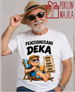 penzionisani deka Penzionisani deka :) – Majica sa štampom