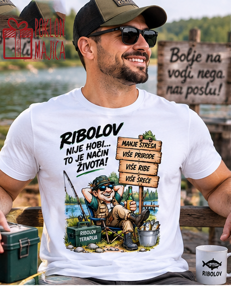 ribolov nije hobi Nije to hobi to je način života - ribolov - Слика 1