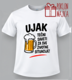 Ujak tečni saveti – Majica sa štampom – boja: bela