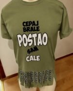 Cepaj brale neutralna sa pelcerima – Majica sa štampom – boja: zelena