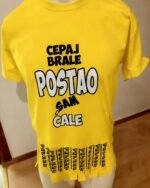 Cepaj brale neutralna sa pelcerima – Majica sa štampom – boja: žuta