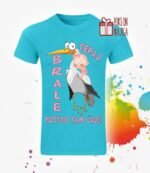 Cepaj brale v12 roza – Majica sa štampom – boja: plava