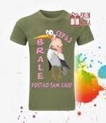 Cepaj brale v12 roza – Majica sa štampom – boja: zelena