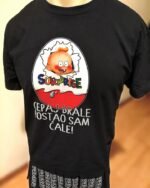 Kinder cepaj brale :) – Majica sa štampom – boja: crna