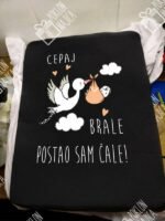 Cepaj brale V41 decak – Majica sa štampom – boja: crna