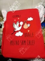Cepaj brale V41 decak – Majica sa štampom – boja: crvena