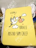 Cepaj brale V41 decak – Majica sa štampom – boja: žuta