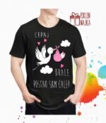 Cepaj brale v41 devojčica – Majica sa štampom – boja: crna