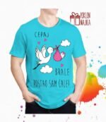 Cepaj brale v41 devojčica – Majica sa štampom – boja: plava