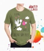 Cepaj brale v41 devojčica – Majica sa štampom – boja: zelena