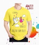 Cepaj brale v41 devojčica – Majica sa štampom – boja: žuta