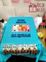 Prvo plati 10e pa cepaj – Majica sa štampom – boja: plava
