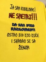 Ne smetaj – Majica sa štampom – boja: žuta