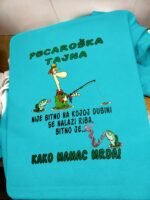 Pecaroška tajna – Majica sa štampom – boja: plava