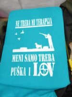 Ne treba mi terapija – Majica sa štampom – boja: plava