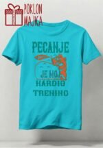 Pecanje je moj kardio trening :) – Majica sa štampom – boja: plava