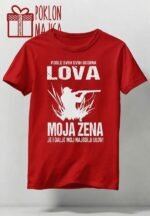 Posle svih ovih godina lova ;) – Majica sa štampom – boja: crvena