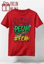 Ne diraj me dok pecam V33 photo – Majica sa štampom – boja: crvena