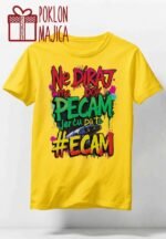 Ne diraj me dok pecam V33 photo – Majica sa štampom – boja: žuta