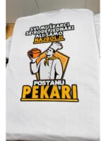 Pekari V2 – Majica sa štampom – boja: bela