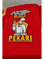 Pekari V2 – Majica sa štampom – boja: crvena