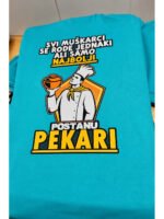 Pekari V2 – Majica sa štampom – boja: plava