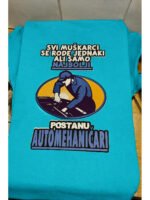 Automehanicar – Majica sa štampom – boja: plava